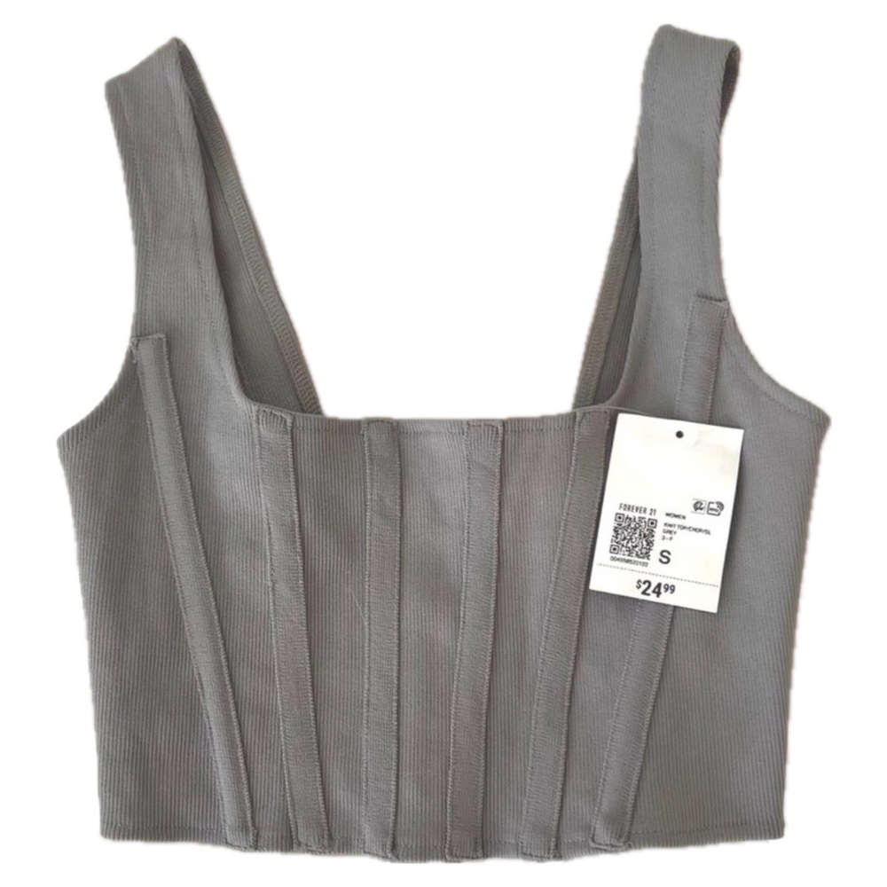 NWT Forever 21 Cropped Corset Top